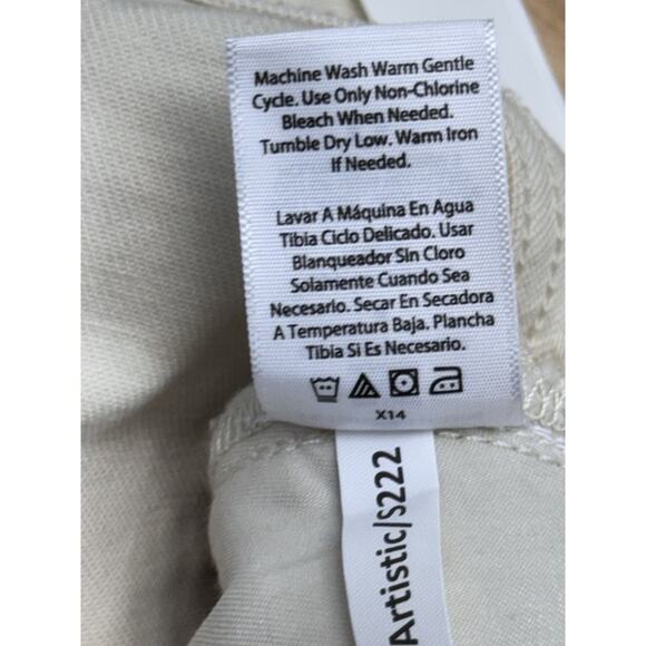 Free Assembly Women’s Denim Jeans Super High Rise Straight Size 4 Raw Hem - Picture 8 of 11